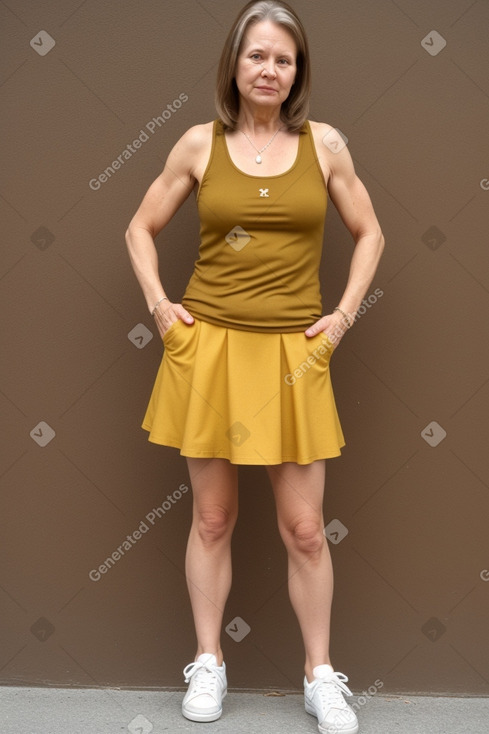 Finnish 45 years female with  brown hair