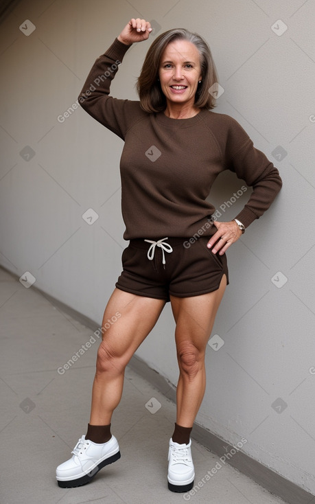 South african 45 years female with  brown hair