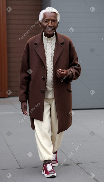 Elderly male with  white hair