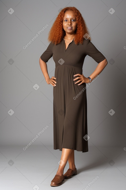 Somali 45 years female with  ginger hair