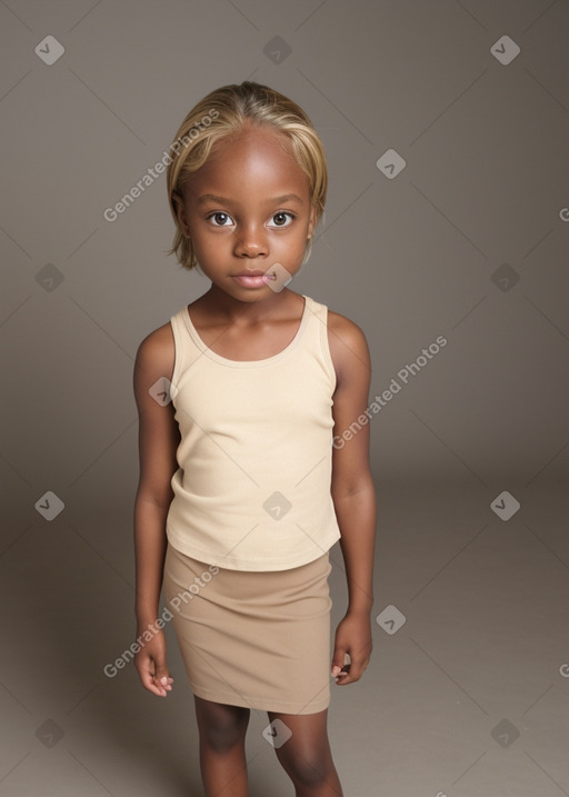 Child female with  blonde hair