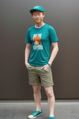 Singaporean adult male with  ginger hair