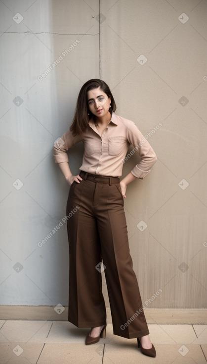 Jordanian adult non-binary with  brown hair