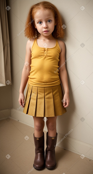 Senegalese infant girl with  ginger hair