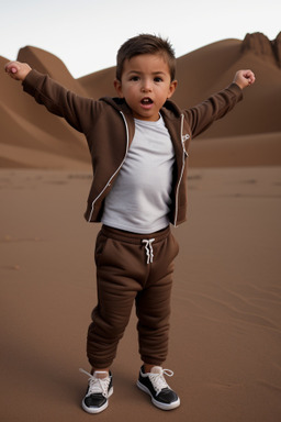 Peruvian infant boy with  brown hair