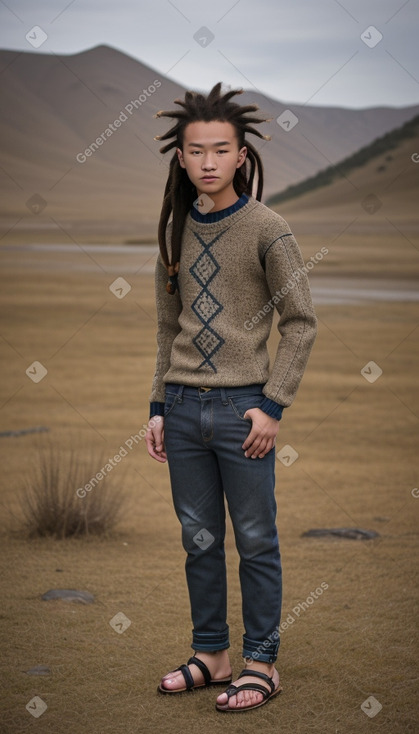 Mongolian teenager boy 