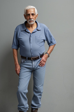 Puerto rican elderly male with  gray hair