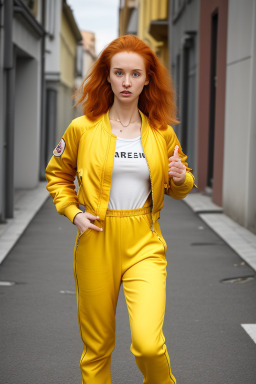 Croatian adult female with  ginger hair