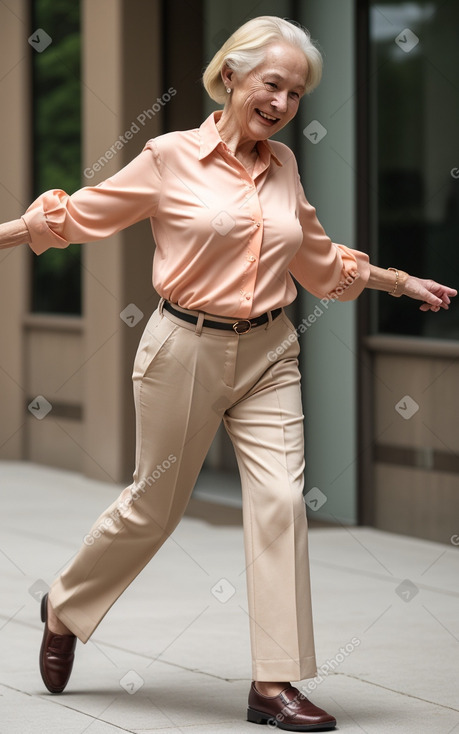 Elderly female with  blonde hair