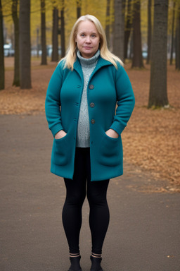 Finnish 45 years female with  blonde hair