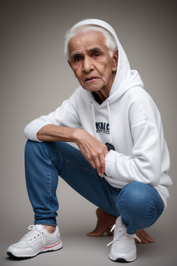 Omani elderly male with  white hair