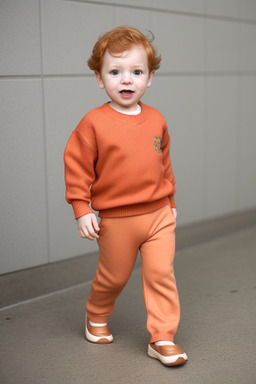 Brazilian infant boy with  ginger hair