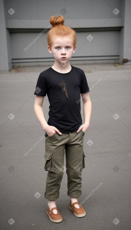 Lithuanian child boy with  ginger hair