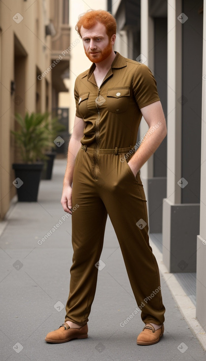 Lebanese adult male with  ginger hair