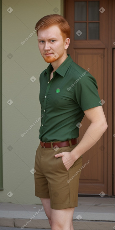 Uzbek adult male with  ginger hair