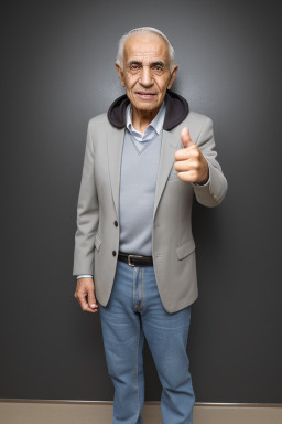 Jordanian elderly male with  blonde hair