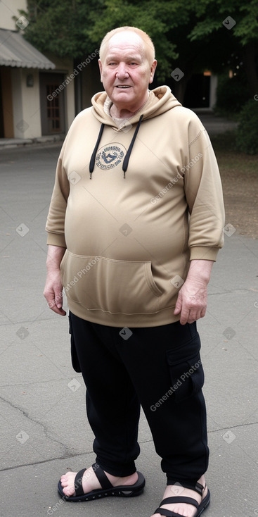 Croatian elderly male with  ginger hair