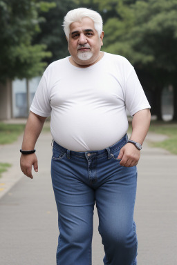 Iranian elderly male with  white hair