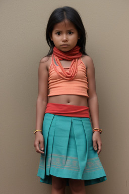 Bolivian child girl 