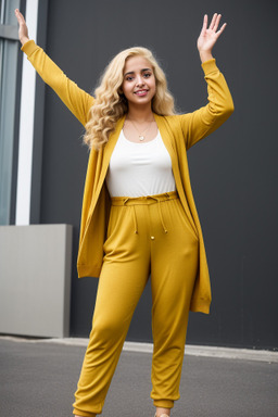 Yemeni adult female with  blonde hair