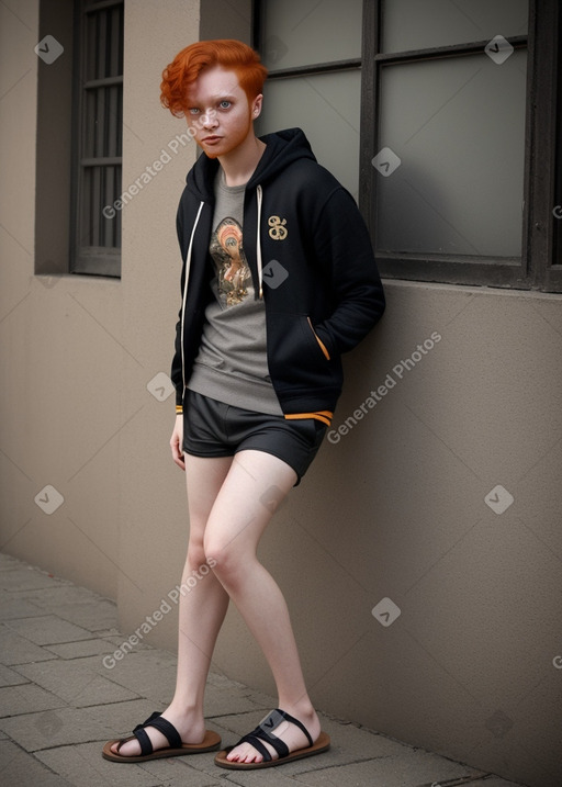 Bangladeshi adult non-binary with  ginger hair