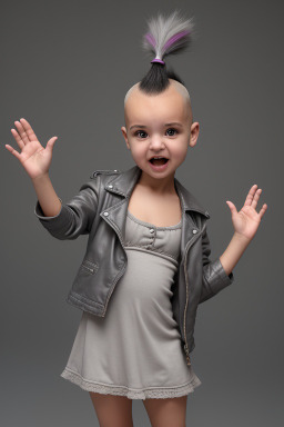 Algerian infant girl with  gray hair