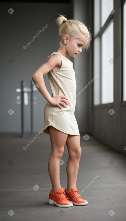 Dutch child girl with  blonde hair