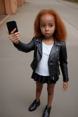 Somali child female with  ginger hair