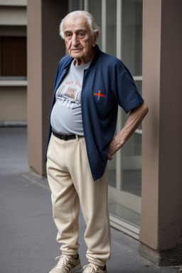 Armenian elderly male with  blonde hair