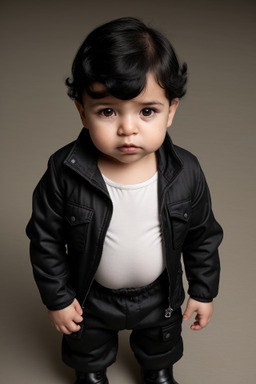 Cuban infant boy with  black hair