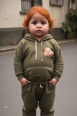 Guatemalan infant girl with  ginger hair