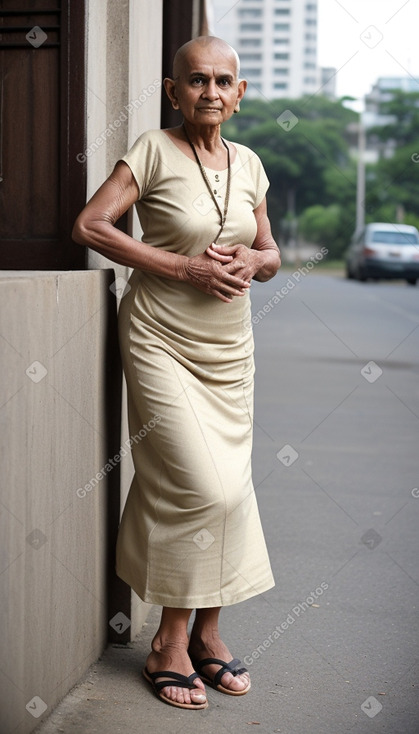 Sri lankan elderly female 