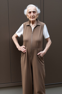 Armenian elderly non-binary with  brown hair