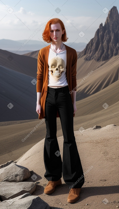 Kuwaiti adult non-binary with  ginger hair