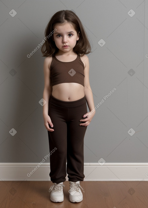 Greek infant girl with  brown hair