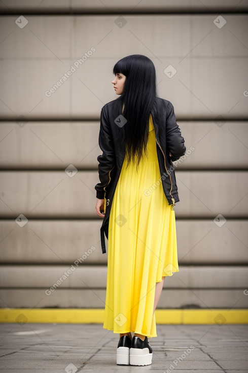 Portuguese young adult female with  black hair