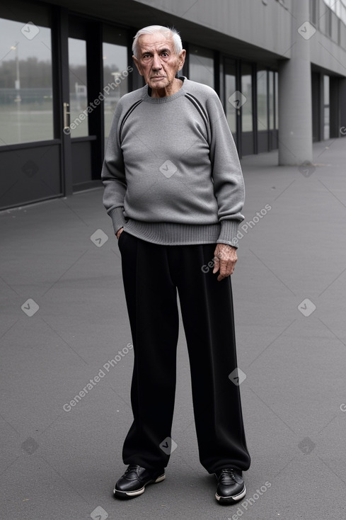 Argentine elderly male with  black hair