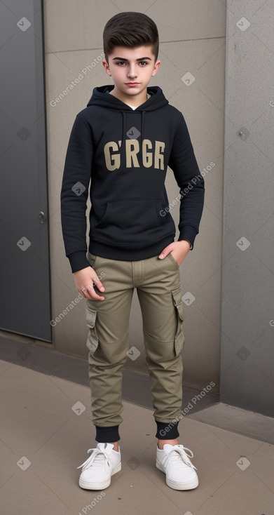 Georgian teenager boy 