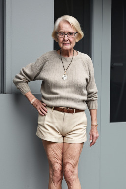 New zealand elderly female with  blonde hair