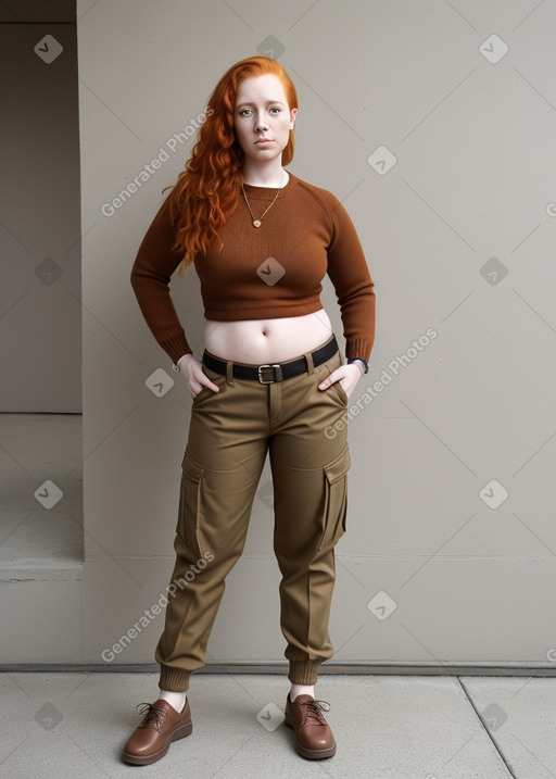 Panamanian adult non-binary with  ginger hair