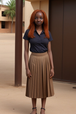 Sudanese adult female with  ginger hair