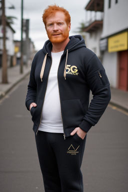 Ecuadorian 45 years male with  ginger hair