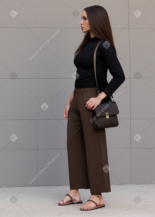 Libyan adult female with  brown hair