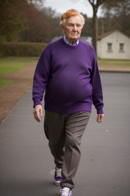 Elderly boy with  ginger hair