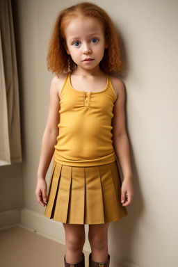 Senegalese infant girl with  ginger hair