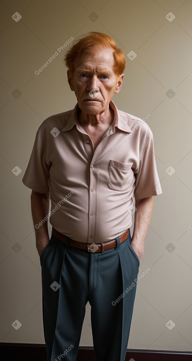 Ecuadorian elderly male with  ginger hair