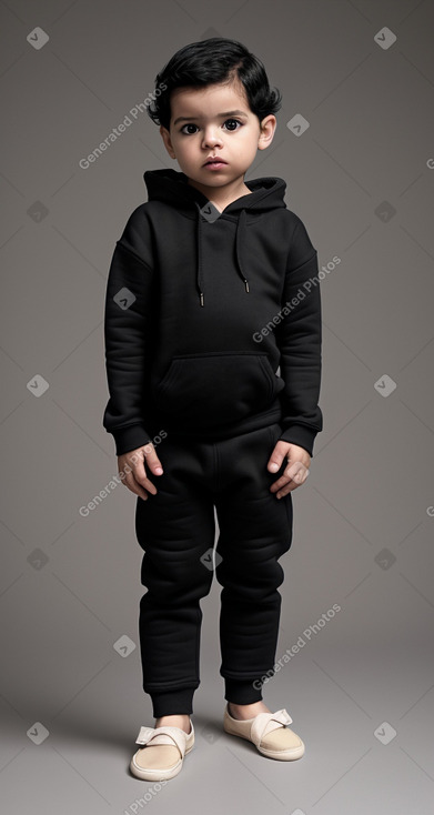 Spanish infant boy with  black hair