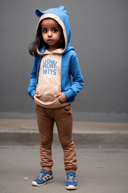 Yemeni infant girl with  brown hair