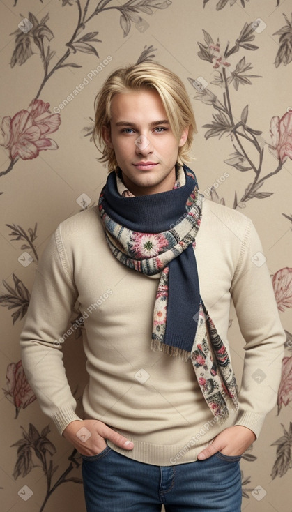 Austrian adult male with  blonde hair