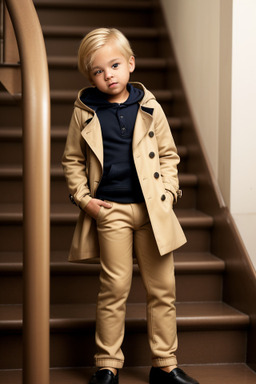 Infant boy with  blonde hair